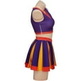 thumbnail image 3 of Kim Cheerleader Dress Sportswear Top and Skirt Set High School Cheerleading Outfit, 3 of 7