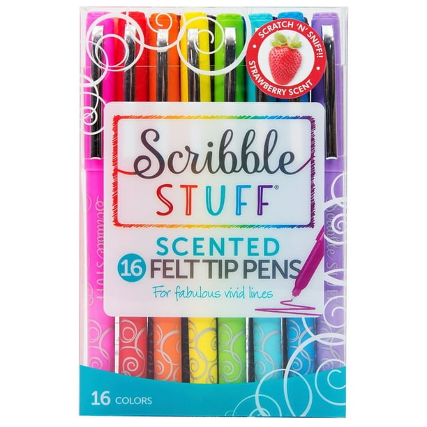 Scribble Stuff 16 Count Scented Porous Pens