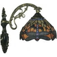 thumbnail image 3 of Artistic Style Wall Lamps & Sconces,Stained Glass Wall Lighting Fixtures ,Vintage Wall Light for Indoor Coffee Shop Bedroom Hallway,Bedside Lamps,E27, 3 of 7