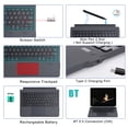 thumbnail image 2 of Clavier Rétroéclairé/non Rétroéclairé 7 Couleurs Portable et Ergonomique Compatible avec Microsoft Surface Go2/3 Convient à la Série Surface Go Longue Autonomie Choix Personnalisés Idéal pour Ordinateur et, 2 of 8