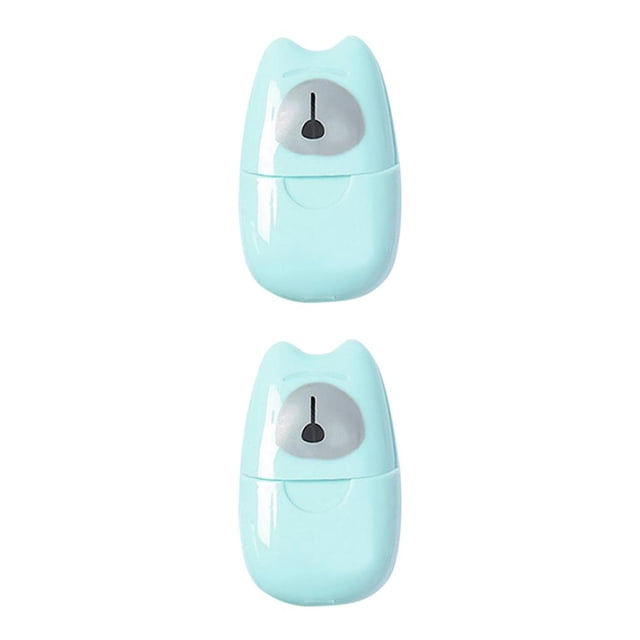 serony 50pcs/box Boxed Soap Paper Convenient Washing Hand Boxed Soap Paper Convenient Bath Travel Scented Slice Sheets Foaming Box Paper Soap green 2Set
