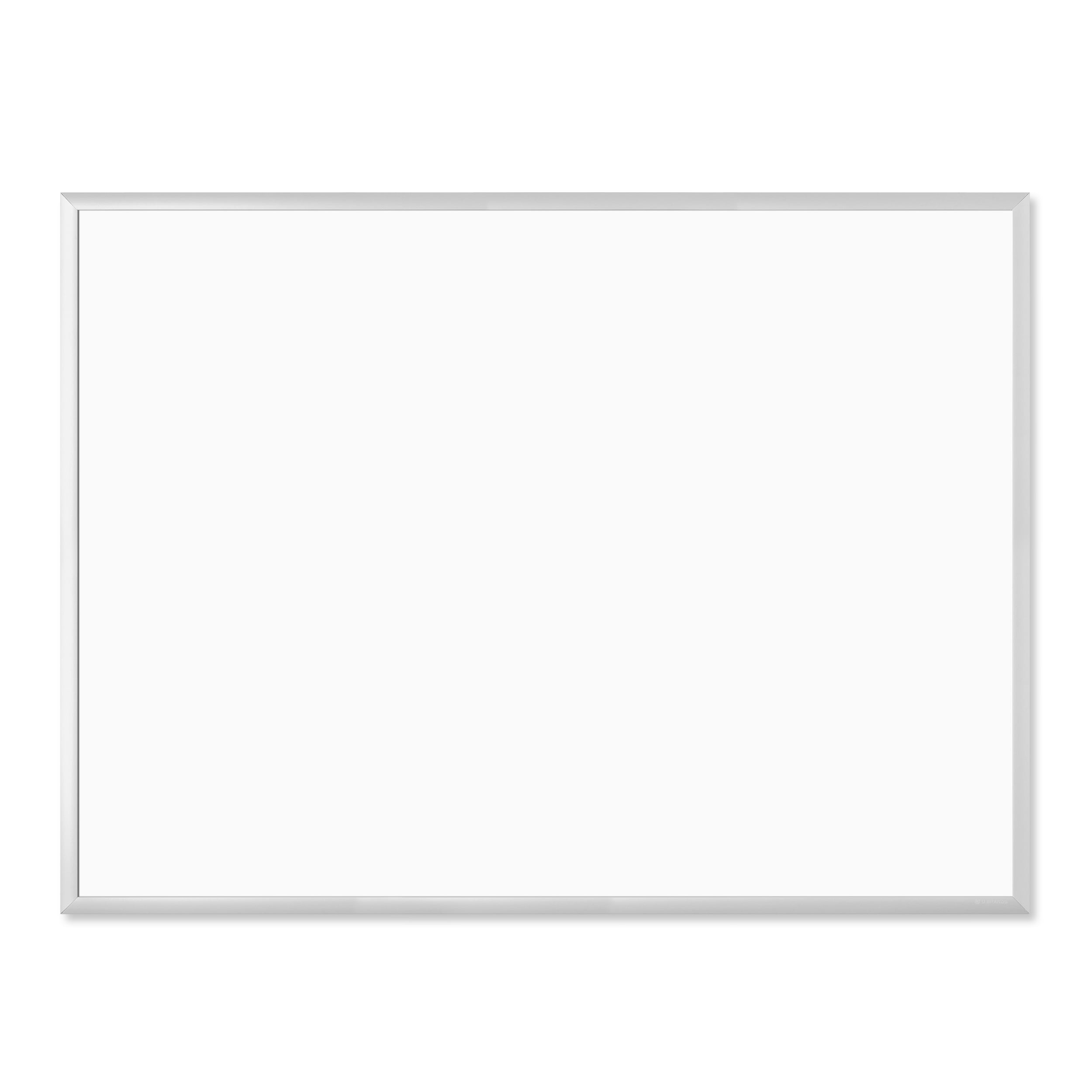 U Brands Dry Erase Whiteboard, 35" x 47", Silver Aluminum