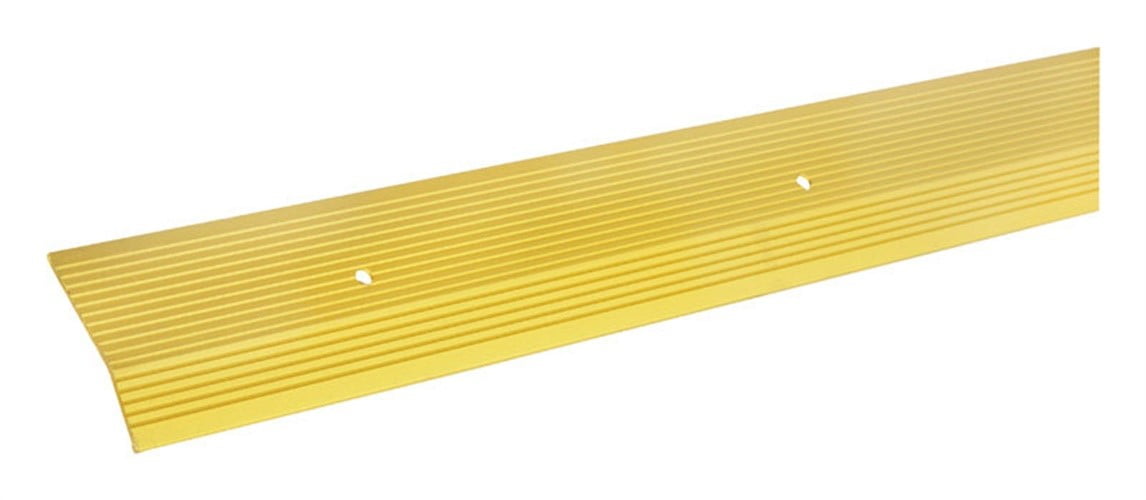 M-d Products 2in. X 36in. Satin Brass Fluted Extra Wide Carpet Trim  79244