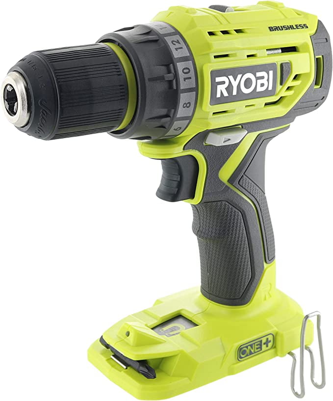 Restored Ryobi P252 18V Lithium Ion Battery Powered Brushless 1,800 RPM 1/2 Inch Drill Driver w/ MagTray and Adjustable Clutch (Battery Not Included / Power Tool Only) (Refurbished)