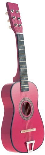 Toy Guitar Electric Acoustic Music Player Learning Set Kids Gift Pink Red Xmas 