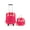 Rose Red, variant on PULLIMORE 2PCS Carry-On Luggage Set 360° Spinner 4-Wheels，for Travel,Vacation,Camping,Business Trip (Black)