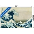 thumbnail image 2 of The Great Wave off Kanagawa by Hokusai Wall Poster, 22.375" x 34", 2 of 5