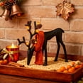thumbnail image 3 of HIELLFQ Modern Simple Reindeer Table Decor-Black Reindeer Statues Christmas Decorations, Elegant Christmas Gifts,Reindeer Table Centerpieces Decor-Ideal for Living Room Bedroom Office b, 3 of 11