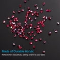 thumbnail image 3 of Uxcell 14000Pcs Acrylic Wedding Table Diamonds 3mm Crystals Gems for Decorations, Burgundy AB, 3 of 6
