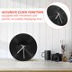 thumbnail image 4 of BESTYASH 1Jgo De Pared Decorativo En De Vinilo Negro Para Oficina Y, 4 of 6