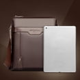 thumbnail image 4 of Bolsos de hombro de cuero de negocios FLhrweasw marrón claro 3 uds, 4 of 5
