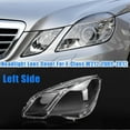 thumbnail image 2 of Left Side for - E Class W212 2009-2012 E300 E350 E500 E63 Headlight Lens Cover Head Light Shade Shell Cover, 2 of 5