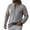 a01Gray, variant on LODIENY Mens Linen Henley Shirts Casual Lightweight Loose Fit T Shirt Long Sleeve Banded Collar Half Button Down Vintage Beach Tops Light Blue L