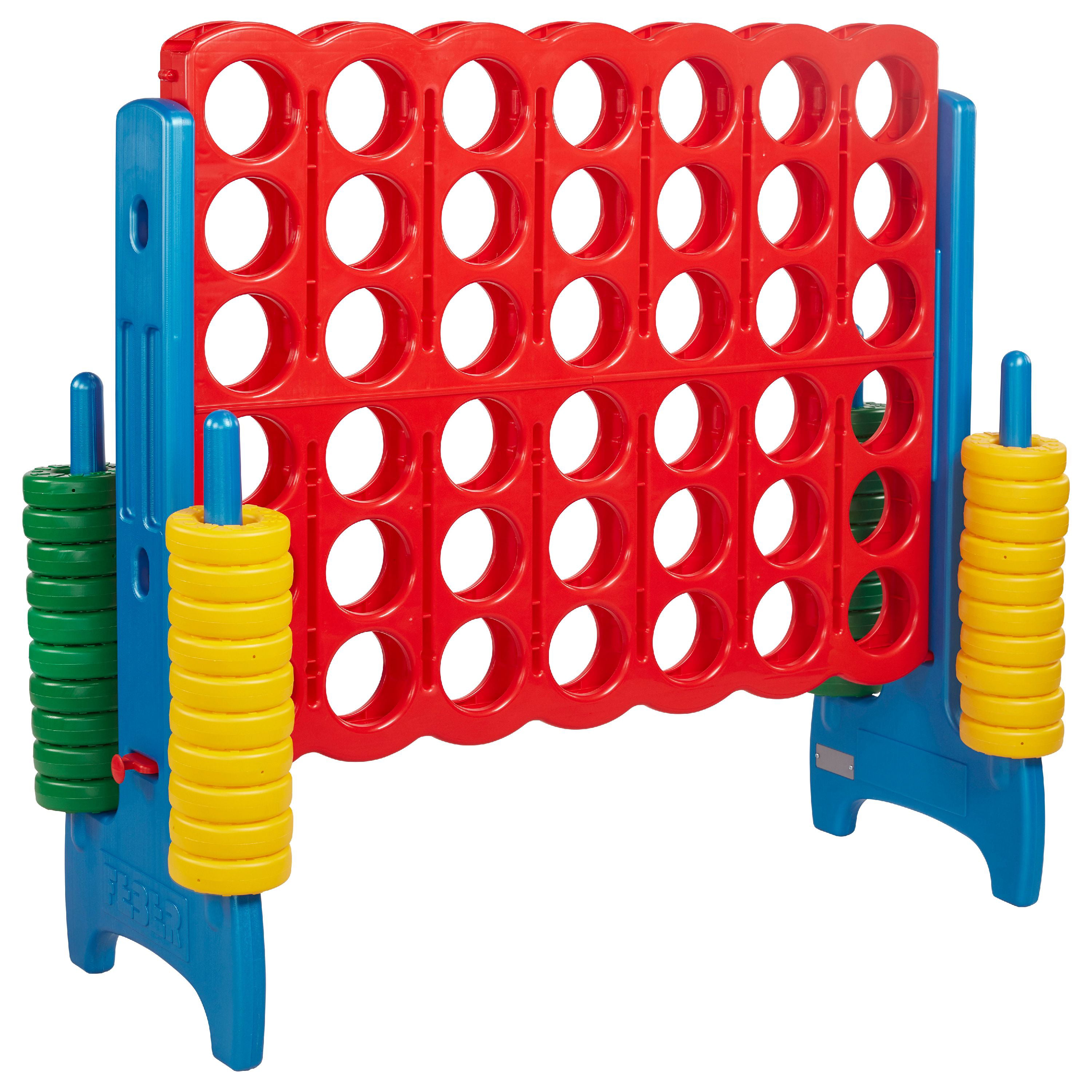 4 Feet Tall Giant Sized Fun for Kids and Adults Jumbo 4-To-Score Game Set 