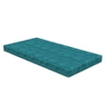 thumbnail image 2 of Faux Suede Foldable Mattress, Digitally Printed Textile, Portable Futon Mat Lightweight Sleeping Pad Spare Bedroom Guest Bed for Camping Dorms, Pale Blue, Queen, by Ambesonne, 2 of 6