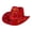 Colorful Snake, variant on Milageto Christmas Cowboy Hat Casual Christmas Hat for Stage Performance Carnivals Travel White Snowflakes