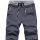 thumbnail image 3 of ICHUANYI Clearance Mens Casual Comfortable Workout Shorts Drawstring Zipper Pockets Elastic Shorts(Gray, XXL) Ichuanyi Ichuanyi, 3 of 6