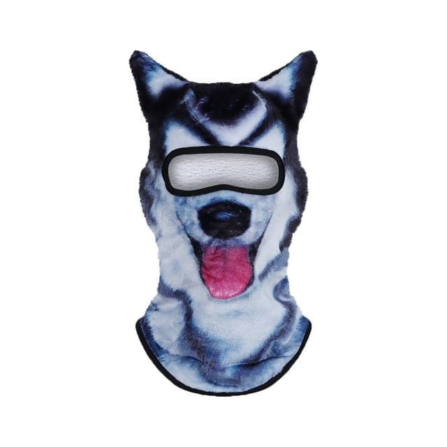 3D Animal Pattern Winter Full Face For Riding And Skiing Warm Outdoor For Cycling And Driving Womens Running Gear for Hot Weather Running Men Winter Womens Snowmobiling Gear Paintball Goggles Air Gear