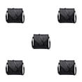 thumbnail image 1 of Qarigey Bolso de mensajero para mujer para ocasiones oficiales y casuales Bolsos de mensajero Bolsos de hombro cruzados PU Negro-S Type2 NO2, 1 of 6
