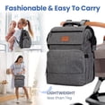 thumbnail image 5 of PILLANI Baby Diaper Bag Backpack - Large Bag for Boys & Girls, Waterproof Diaper Backpack - Travel Diaper Bags w/Changing Pad, Baby Registry Search & Shower Gifts - Essentials Must Haves Newborn Stuf, 5 of 8