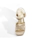 thumbnail image 4 of DREAM PAIRS Sandalias de Plataforma con Tacones Gruesos y Brillo Dorado para Mujer, 4 of 7