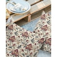 thumbnail image 2 of Outdoor Pillow Covers Pack of 2, Boho Tribal Western Flower on Vintage Waterproof Throw Pillowcase Cushion Cases, Floral Leaves Decorative Pillow Cover for Couch Sofa Home Bed Patio, 2 of 6
