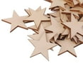 thumbnail image 5 of 125 Pieces Assorted Natural Unfinished Blank Wood Wooden DIY Crafts, 5 of 6