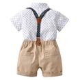 thumbnail image 6 of Toddler Baby Boy Clothes For 2t 3t Boys Cute Summer Short Sleeve T Shirt Tops Shorts Clothes Sets Baby Boy Outfits 4t 5t 6t 7t Children,Crewneck 18-24 Months, 6 of 7