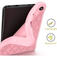thumbnail image 3 of EpicGadget Silicone Case for Amazon Fire 7 (12th Generation, 2022 Released) - Lightweight Diamond Grid Silicone Cover Case + 1 Stylus and 1 Fire 7 Screen Protector (Pink), 3 of 5