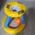 thumbnail image 1 of Outdoor Inflatable Water Basketball Hoop Set for Kids & Adults - Yellow 57x52cm with 1 Ball, PVC Durable, Easy Inflation, Skill-Building Pool Game for Parent-Child Interaction & Interactive Play, 1 of 6