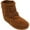 Brown Suede, variant on Kid's Double Fringe Side Zip Boot, Hot Pink 2 Big Kid