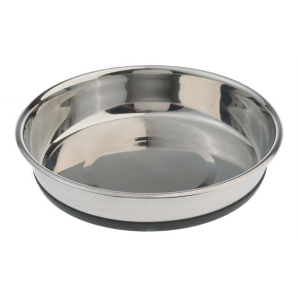 Pet Zone 1550012514 1.5 Cup No-Slip Stainless Steel Cat Dish