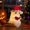 Multicolor#129, variant on 5.5in Multicolor Christmas Ghost Reading Book Lamp Resin Spooky Night Light Whimsical Ghost Figurine for Halloween home Decor Tabletop Ornament