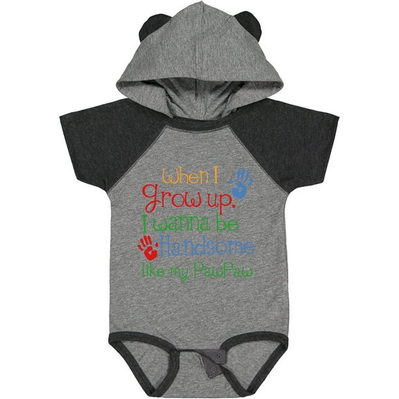 Inktastic Handsome Like My Pawpaw Boys Baby Bodysuit