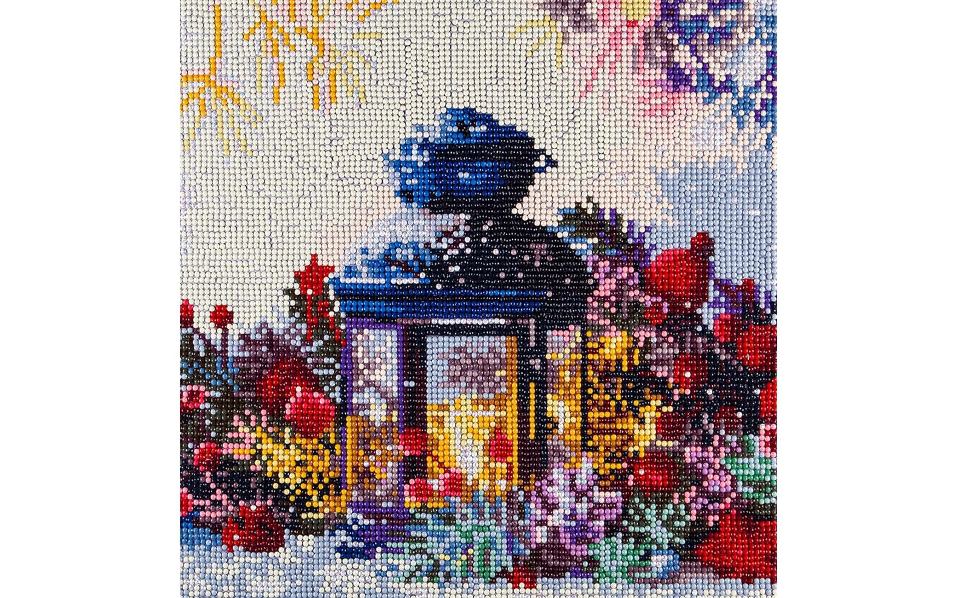 Diamond Art Kit 12"x 12" Full Drill Holiday Lantern