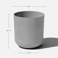 thumbnail image 5 of Veradek Mason Series Kona 20" Plastic-Stone Planter 2-Pack Gray, 5 of 10