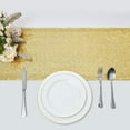 thumbnail image 2 of 12 x 72 inches Gold Sequin Table Runner, Glitter Table Runner for Birthday Party Supplies Decorations Wedding Bachelorette Holiday Celebration Bridal Shower Baby Shower (2 Pack), 2 of 8