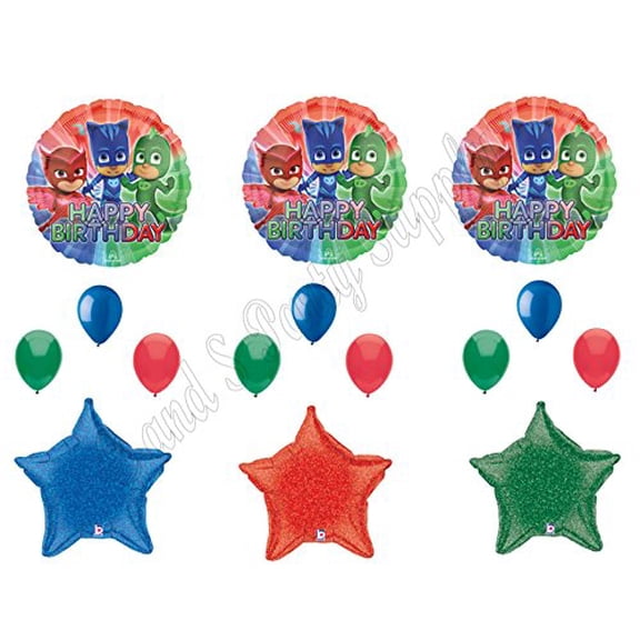 PJ MASKS Disney Superheroes Birthday Party Balloons Decoration Supplies