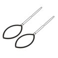 thumbnail image 1 of 2 uds., Accesorios para el cabello con pasador de pinza de cabellero hueco de metal para mujer, 1 of 4