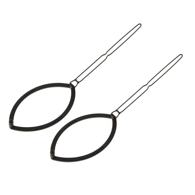 2 uds., Accesorios para el cabello con pasador de pinza de cabellero hueco de metal para mujer