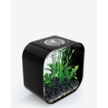 Black biOrb LIFE 30 - 8 Gallon Aquarium with Multi-Colored Remote Control LED Lighting