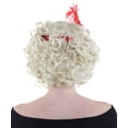 thumbnail image 5 of Hollywood Feather Flapper Womens Wig | Blond Character Cosplay Halloween Wig | Premium Breathable Capless Cap, 5 of 10