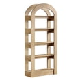 thumbnail image 4 of Fnova 5-Tier Arch-Shaped Storage Shelf Unit, Modern Open Display with Anti-Tip Kit for Living Room Bedroom Home Office, 4 of 10