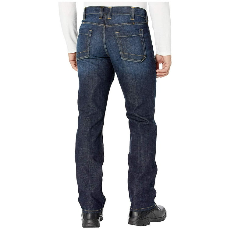 5.11 Tactical Men s Defender Flex Straight Jeans Mechanical Stretch Fabric Classic Pockets Dark Wash Indigo 38Wx32L Style 74477 Walmart