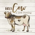thumbnail image 3 of Gango Home Decor Country-Rustic My Roost, My Rules & Holy Cow I Love Farming; Two 12x12in Art Prints in White Frames, 3 of 5