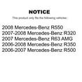 thumbnail image 2 of TOR Front Suspension Stabilizer Bar Link Pair for Car Mercedes-Benz R350 R320 R500 R550 R63 AMG - Left Right Side (Driver Passenger) KTR-100693, 2 of 2