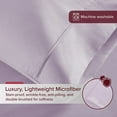 thumbnail image 2 of HC Collection 1500 Thread Count Egyptian Quality 2pc Set of Pillow Cases, Silky Soft & Wrinkle Free, King, Lavender, 2 of 7