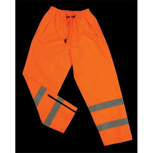2W 738C-E 2XL Classe E Pantalon de Pluie Taille - Orange- XX-Large