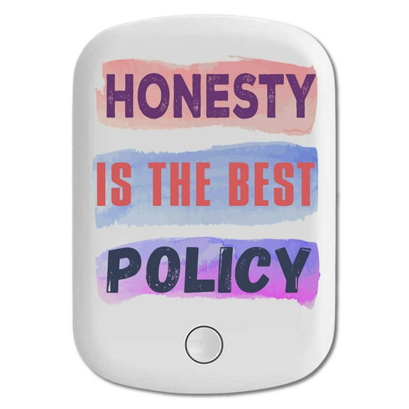 DistinctInk Magnetic Battery Pack, 5000 mAh Wireless Portable Charger with USB-C Cable, Compatible with MagSafe iPhone 14 / 13 / 12 Series - Honesty Best Policy