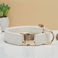 thumbnail image 5 of Velvet Pet Collar with Name and Phone Number Soft Fashionable Metal Quick Release Buckle for Dogs, 5 of 5